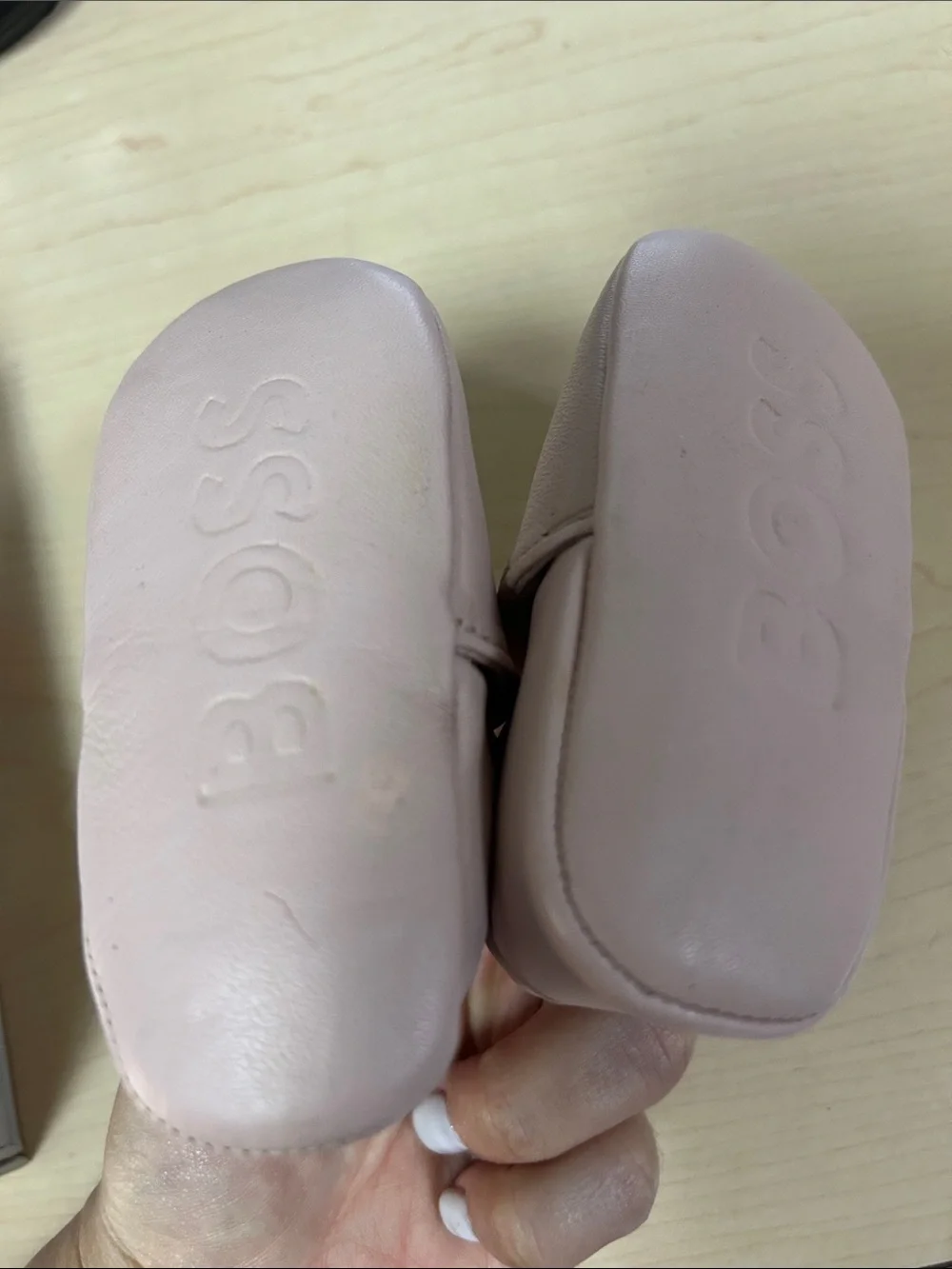 BOSS Pink Heart Toddler Shoes Size 4 / 19 European New with Box